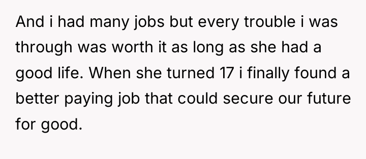 And i had many jobs but every trouble i was...