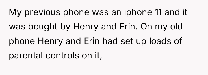 My previous phone was an iphone 11 and it was...