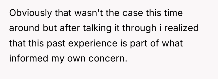 Obviously that wasn't the case this time around but after...