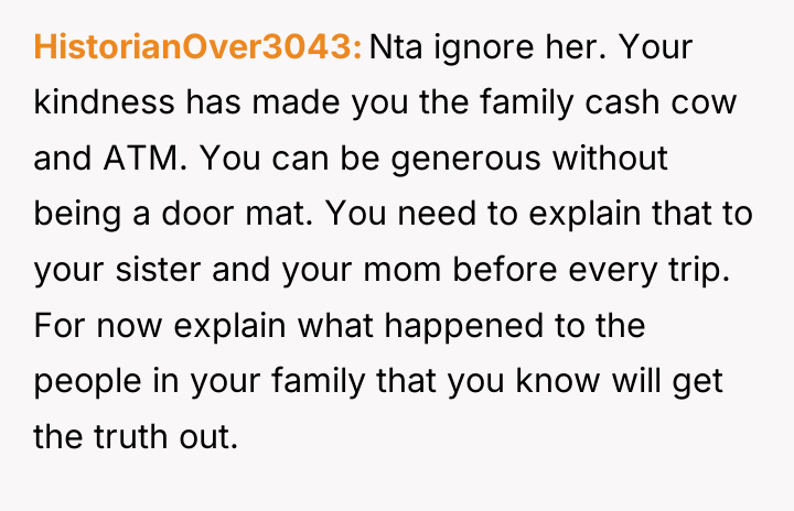 HistorianOver3043 Nta ignore her. Your kindness has made you the...
