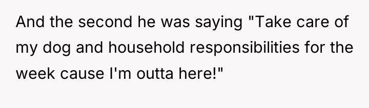 And the second he was saying "Take care of my...