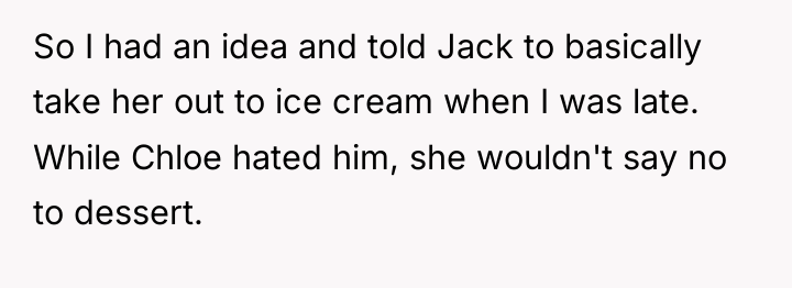 So I had an idea and told Jack to basically...
