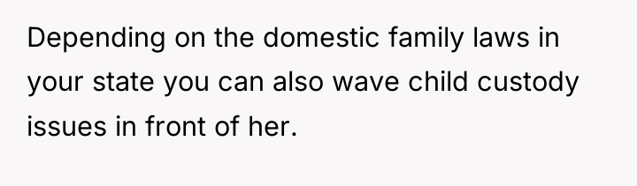 Depending on the domestic family laws in your state you...