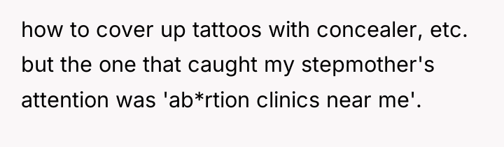 how to cover up tattoos with concealer, etc. but the...
