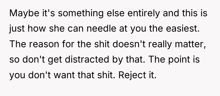 Maybe it's something else entirely and this is just how...
