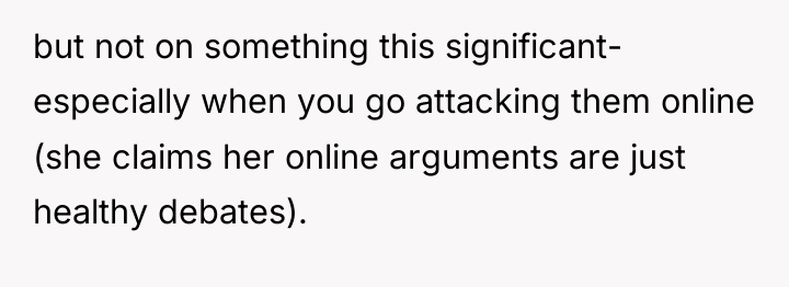 but not on something this significant- especially when you go...
