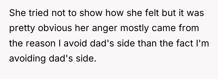 She tried not to show how she felt but it...