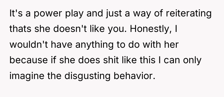 It's a power play and just a way of reiterating...
