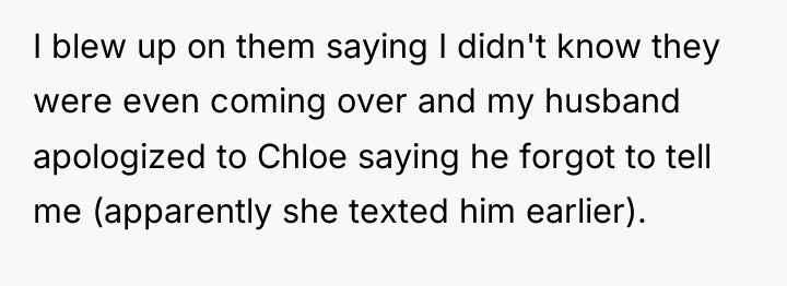 I blew up on them saying I didn't know they...