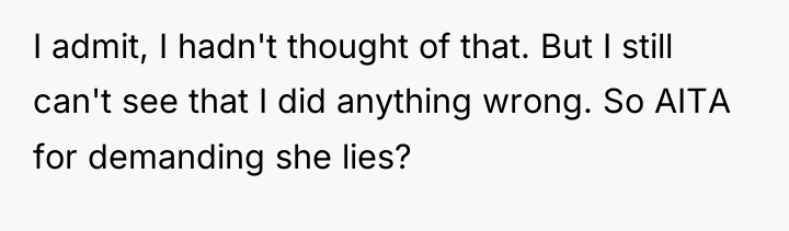 I admit, I hadn't thought of that. But I still...