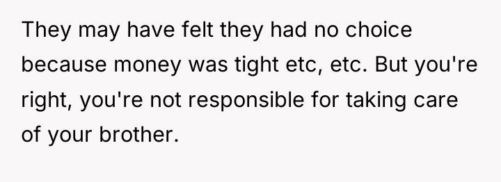 They may have felt they had no choice because money...