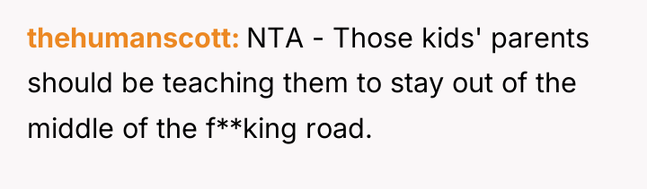 thehumanscott NTA - Those kids' parents should be teaching them...
