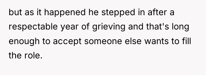 but as it happened he stepped in after a respectable...