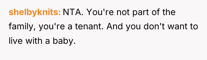 shelbyknits NTA. You're not part of the family, you're a...