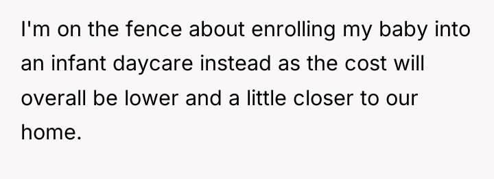 I'm on the fence about enrolling my baby into an...