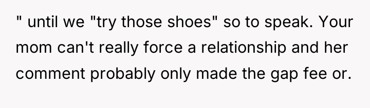 " until we "try those shoes" so to speak. Your...