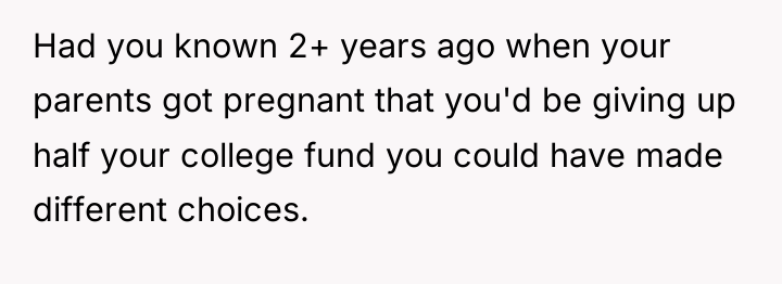Had you known 2+ years ago when your parents got...