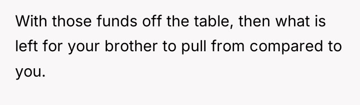 With those funds off the table, then what is left...
