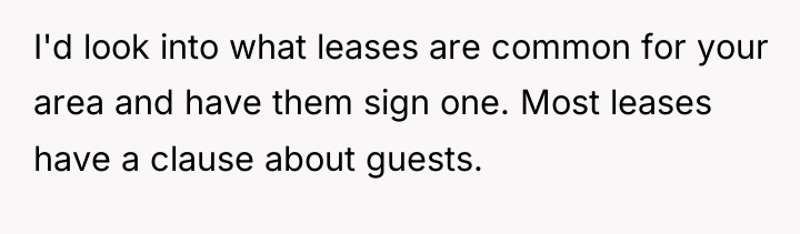 I'd look into what leases are common for your area...