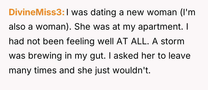 DivineMiss3 I was dating a new woman (I'm also a...