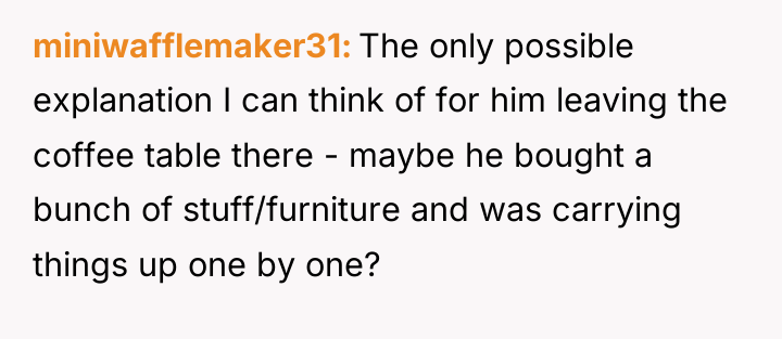 miniwafflemaker31 The only possible explanation I can think of for...