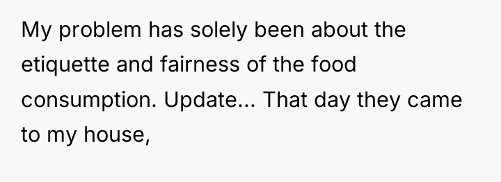 My problem has solely been about the etiquette and fairness...