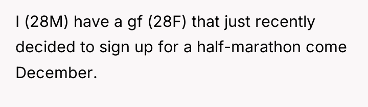 I (28M) have a gf (28F) that just recently decided...