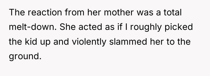 The reaction from her mother was a total melt-down. She...