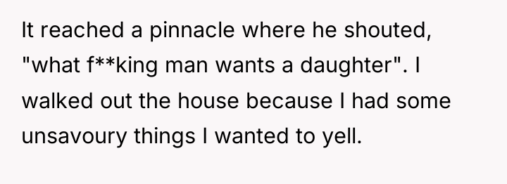 It reached a pinnacle where he shouted, "what f**king man...
