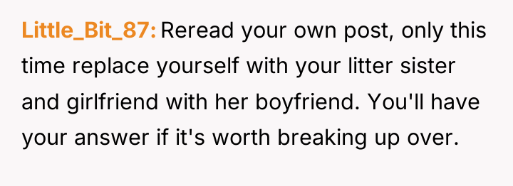 Little_Bit_87 Reread your own post, only this time replace yourself...