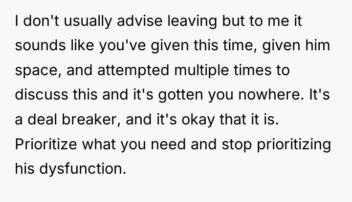 I don't usually advise leaving but to me it sounds...
