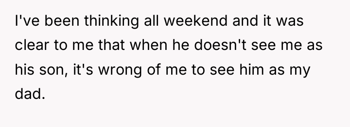 I've been thinking all weekend and it was clear to...