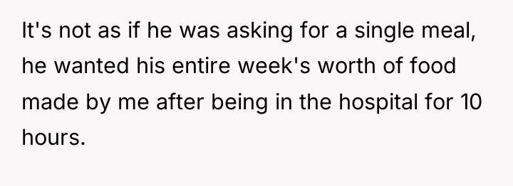 It's not as if he was asking for a single...