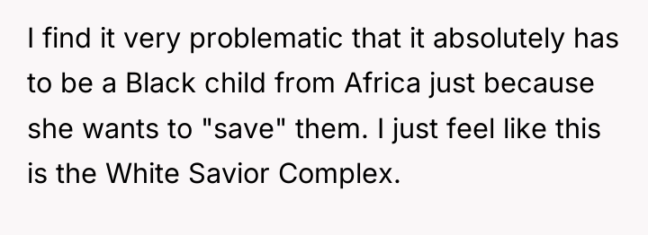 I find it very problematic that it absolutely has to...