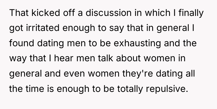 That kicked off a discussion in which I finally got...
