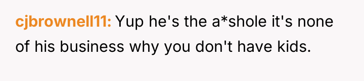 cjbrownell11 Yup he's the a*shole it's none of his business...