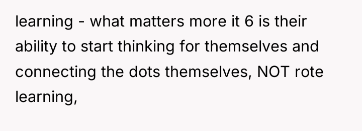 learning - what matters more it 6 is their ability...