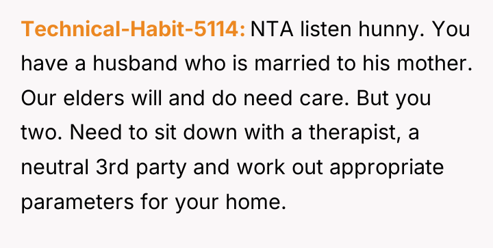 Technical-Habit-5114 NTA listen hunny. You have a husband who is...