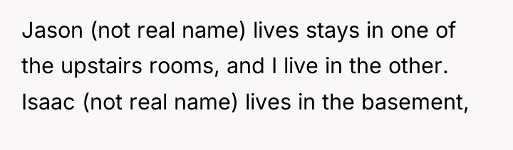 Jason (not real name) lives stays in one of the...