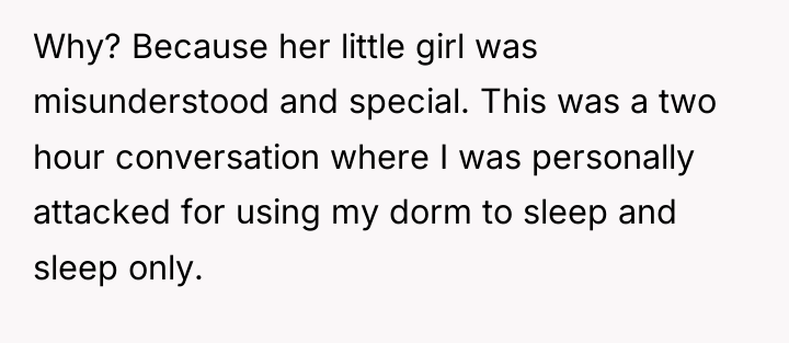 Why? Because her little girl was misunderstood and special. This...