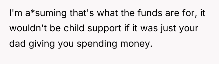 I'm a*suming that's what the funds are for, it wouldn't...