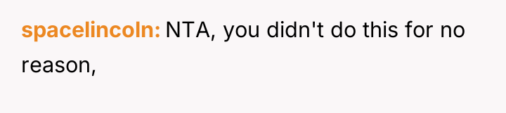 spacelincoln NTA, you didn't do this for no reason,