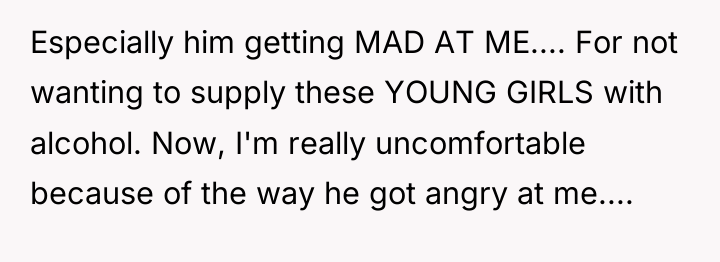 Especially him getting MAD AT ME.... For not wanting to...