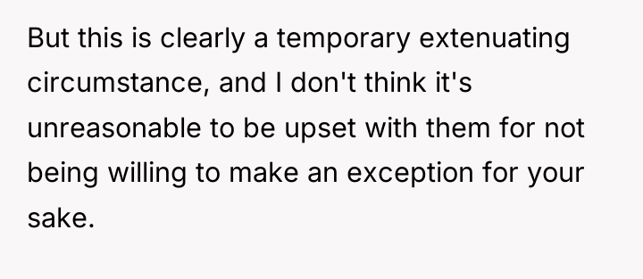 But this is clearly a temporary extenuating circumstance, and I...