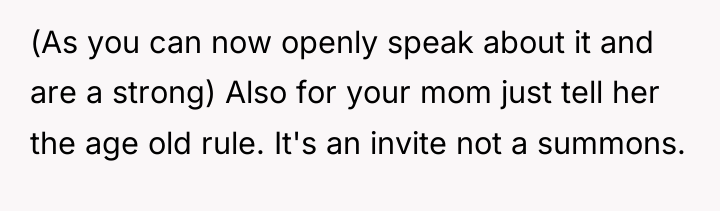 (As you can now openly speak about it and are...