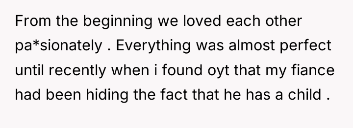 From the beginning we loved each other pa*sionately . Everything...