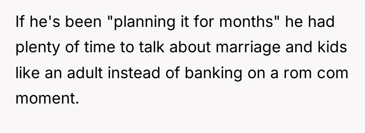 If he's been "planning it for months" he had plenty...