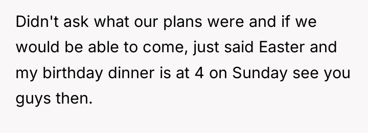 Didn't ask what our plans were and if we would...