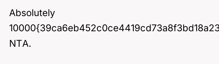 Absolutely 10000{39ca6eb452c0ce4419cd73a8f3bd18a23fe95ab4febb092bc2ab1b542eeea82f} NTA.