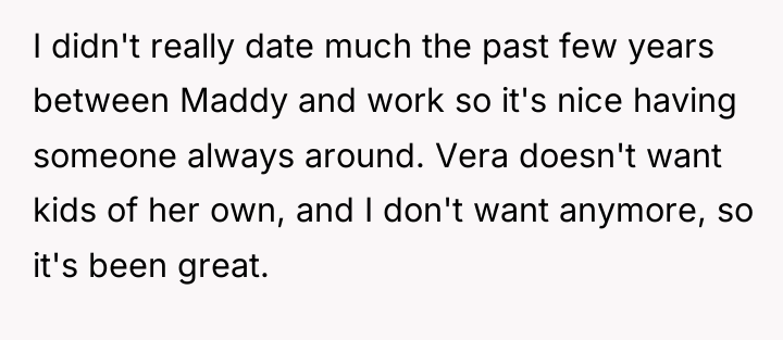 I didn't really date much the past few years between...